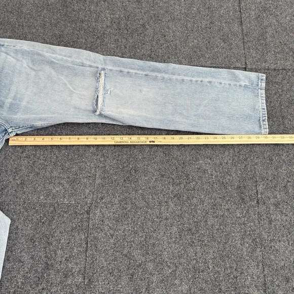 Levi's SilverTab Relaxed Straight Fit Jeans Mens Fits 36x30 Distressed Y2K Style - Picture 10 of 12